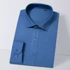 Chemises habillées pour hommes vêtements en laine laine mérinos manches longues sans poche coupe régulière épais confortable doux chemise décontractée intelligente