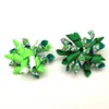 Dog Apparel 100PC/Lot Spring Pet Accessories Green Ribbon Grooming Bows Small Dogs Hair Rubber Bands