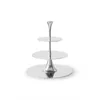 Bakeware Tools Nordic Style Light Luxury Cake Plate Stainless Steel Dessert Stand Table Creative Snack Household Fruit