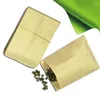 Cadeau cadeau 50 pcs / paquet petit sac de bonbons en papier kraft vintage mariage brun 9 13 cm
