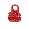 Gift Wrap 50pcs Bronzing Wedding Birthday Candy Boxes Creative Portable Ins Wave Dot Snack Box Bowknot Paper Handbag