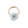 Accessoires pour cheveux, bandeaux en Nylon pour bébés filles, bandeaux à fleurs douces, nœuds, couvre-chef pour nourrissons, pour fête à domicile, mariage