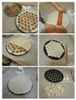 Baking Moulds Steel Dough Rolling Pin Ravioli Mold 37 Holes Dumpling Tools 230923