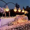 Party Decoration 4pcs)Wedding Props Luxury Events Stage Decorative Lights Chandelier Centerpiece Wedding Decor Backdrop 2930