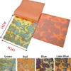 Packaging Paper 25 sheets a booklet Green Red Blue Variegated Gold Leaf 14x14cm Art Craft Furniture Wall Nail Decoration Imitation Gold Foil 230925