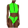 Maillots de bain pour femmes Bikini Patchwork Ensemble Maillot de bain Trois pièces Soutien-gorge rempli Beachwear Robes d'occasion formelles Robe de soirée ample Y2k