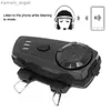 Walkie Talkie M6 Motorhelm Intercom Motor MP3 Draadloze Bluetooth Headset Waterdichte Interphone HKD230925