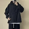 Männer Jacken Japan Koreanische Frühling Herbst Mit Kapuze Jacke Ladung Mantel 2023 Hong Kong Mode Lose Casual Student Arbeit College