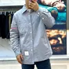 Top designer outono/inverno moda rua algodão manga longa camisa jaqueta respirável masculino e feminino carta padrão camisa casual