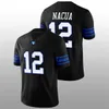 Custom BYU Cougars Football Jersey 27 Marcus McKenzie 3 Aidan Robbins 76 Caleb Etienne 21 Dylan Flowers 12 Jake Retzlaff BYU Jerseys