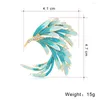 Broches Stijl Dames Prachtige Mooie Phoenix Dier Vogel Broche Pin Mode Prom Kostuum Pak Jas Kraag Sieraden Accessoires