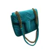 Velvet Marmont Evening Bag Fashion Chain Shoulder Crossbody Bags Quilted Flip Cover Luxury Designer Handväska Lady Clutch Wallet293U