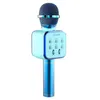 Haut-parleurs Bluetooth sans fil Microphone DS-878 Portable Bluetooth compatible pour haut-parleur de chant maison KTV micro portable karaoké enfants