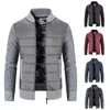 Pulls pour hommes Veste de mode Hommes Tricot Baseball Col Manteau Automne Hiver Épais Chaud Mâle Vêtements De Luxe Jumper Zip Cold Pull Cardigan