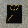 2023 Designer Fred Perry Wheat Ear Round Neck Summer Camise