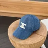 Çift Spor Tasarımcı Ball Cap Outdoor C tarzı işlemeli logo denim beyzbol şapkası Mükemmel kesinti Kral Şapkası Erkekler için Kral şapka