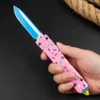 OEM UT85 Dessert Warrior Automatico Coltello rosa lama 440c Manici in lega di alluminio caccia al campo all'apertoPocket EDC Coltelli automatici Power Brachial UT88 Hawk Tools