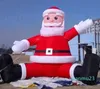 Santa Claus Sitting Christmas Father Balloon With Flower