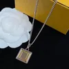 bijoux de créateur pendentif colliers collier de créateur pour femmes chaînes en acier inoxydable de haute qualité colliers lettre f chaîne en or bijoux simples pour la fête quotidienne