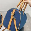 223 Sac d'oreiller en Denim classique pour dames, sacs à bandoulière de Type baril, sac à main imprimé médiéval, fourre-tout à fermeture éclair, pochette arrière