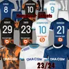 23 24 مباراة ما قبل المباراة Vitinha Marseilles Auba Soccer Jerseys Mbemba خاص الذكرى الثلاثين Guendouzi Om esport 2023 2024 اللاعب Maillot Foot Harit Clauss Men Kids Kids