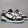 2024 MENSER MEN SHEEEKER VIRGIL TRAINER أحذية غير رسمية منخفضة من جلد العجل ABLOH أبيض أخضر تراكبات زرقاء اللون الأزرق في الهواء الطلق أحذية رياضية 36-45 يورو 36-45