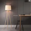 Stehlampen Einfache Massivholz Stehleuchte Lampenschirm Moderne minimalistische Lampe Ecke Luminaria Wohnzimmer Dekoration