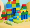 Ensemble de blocs de construction en bois pour enfants, 100 pièces, avec boîte de rangement, jouets éducatifs précoces assemblés pour enfants