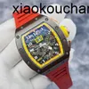 Richarsmiers Watch Automatic SuperClone KV Factory RM011AO RG BADMINTON PLAYER LI ZONGWEI EDITION 30 BROWN COLOL MATCHINGCARBON FIBER SAPPHIRE SHIP BY FE TABLE