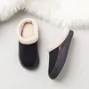 Slippers Winter Men Cotton Slippers Bathroom Plush Shoes Male Warm Australia Style Male Home Soft Slippers Indoor Man Solid Adult Pantufa 230925