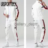 Men's Tracksuits 2021 Men Joggers Suit Sets Tracksuit Man Brand Spring Autumn Sport Suit Male Hoodies+ Pants Warm Sportswear Men's Clothing J230925