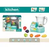 Кухни для игр в еду, детский игрушечный блендер, кухонный прибор для малышей, настоящий свет, звук, Прямая поставка 230925
