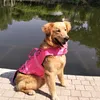 Pet Dog Life Jacket Mermaid Shark Design Clothes Life Vest Collar Harness Saver Pet Dog Swimming Preserver Summer Swimwear Y200922194Y