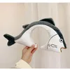 Bandanas Cloth Dress Up Headband Convenient Plush Cartoon Carp Hair Hoop Animal Funny