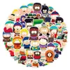 Naklejki samochodowe 50pcs anime urocza walizka South Park Laptop Bike Guitar Southpark Blak Blakin Wodoodporna naklejka na graffiti naklejka Kid Cl Dh6qm