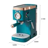 Kleine Retro-Kaffeemaschine, italienische elektrische Espressomaschine, automatischer Dampfmilchaufschäumer, 20 bar, Haushaltsgeräte