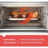 Forno torradeira de convecção de bancada BLACK + DECKER, aço inoxidável, forno de pizza, forno elétrico, utensílio de cozinha