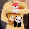 Peluş Bebekler 23cm Hayvanlar Tokat Sarp Sarma Bileklik Tavuk Panda Tiger Raccoon El Yüzük Çocuk Oyuncaklar Komik Doğum Günü Hediyesi 230923