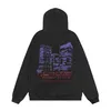 High Street Sweatshirts Hoodies Herren Lila Buchstabendruck Übergroße Eur US-Größe Fleece Herren Lässiger Baumwoll-Hoodie Superio Tops Echte Bilder