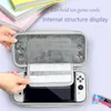 Other Accessories Switch OLED Accessories Set Storage Bag 9H Tempered Glass Protective Film Game Card Case PC Crystal Hard Shell Thumb Grip Caps 230925