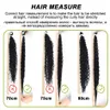 Human Hair Bulks Kinky Curly Hair Bundles Synthetic Hair Extensions Blonde Two Tone Color Hair Weave Bundles Thick 300g For Women 230925