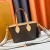 مصمم حقيبة التسوق في Luxurys M46705 Women Tote Bag Neevrfullbb Bucket Bucket Bucket Bass Leather Mini Beach Baged Row Medium Crossbody Bag