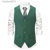 Herrenwesten S-2XL Herrenanzüge Westen Herbst Winter Einreiher Solide Schlanke Lässige Hübsche Einfachheit Männliche Blazer Westen Kleidung Hw49 L230925