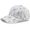 Boll Caps HT4174 spets Floral Baseball Cap Women Spring Summer Sun Female Hip-Hat Ladies 6 Panels Snapback