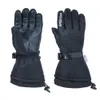 Gants de ski hiver chaud épaissi coupe-vent et imperméable doigt complet polaire noire alpinisme sports de cyclisme en plein air 230925