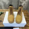 Designer Boots Fashion Calfskin Boot Ce Martin Boots Vintage Lace-Up Boot Thick Sole Boot Outdoor Casual Knight Boots Storlek 35-41