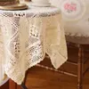 Table Cloth Lace Tablecloth Vintage Hollow Dining Round Cover Wedding Party Blanket Picnic Blankets DIY Room Decoration