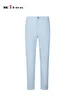 Mens Pants Autumn kiton Cotton Blended Light Black and Blue Pant