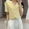 Damesjassen Damesjassen Effen Franse korte jas Zomer Lichte volwassen stijl Bubble Sleeve Veelzijdige top Vrouwelijke jas