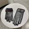 minimalistisch design handschoenen voor heren mode Schapenvacht Wanten Warme sluiting design jongen Vijf Vingers Handschoenen Wintercadeau Inclusief doos